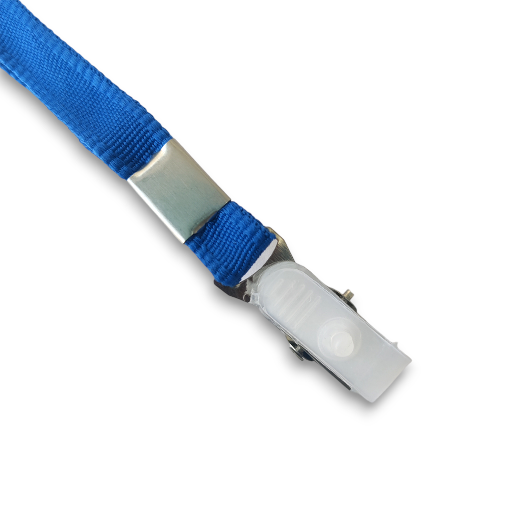 14mm Plain Flat Dori Polyester Lanyard with Eco Clip_ F-17