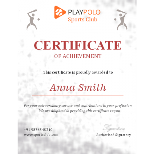 Certificates